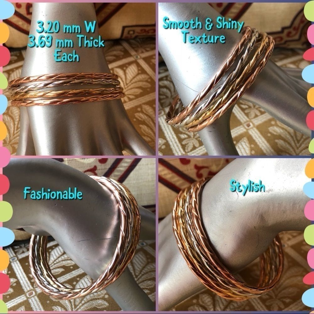 925 Sterlingsilver Multicolor Bangles - image 2